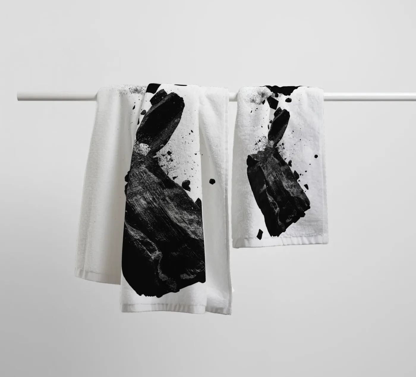 Rocks cracking badhanddoek van LeDieg