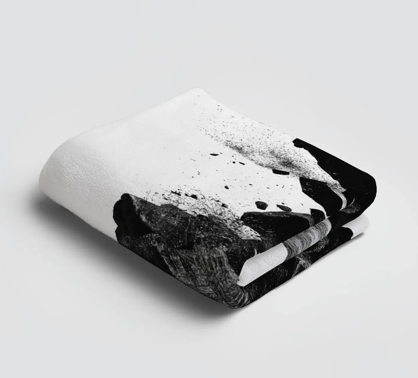 Rocks cracking towel by LeDieg