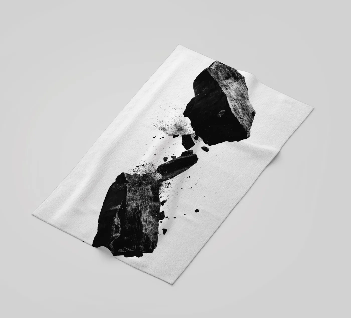 Rocks cracking strandhanddoek van LeDieg