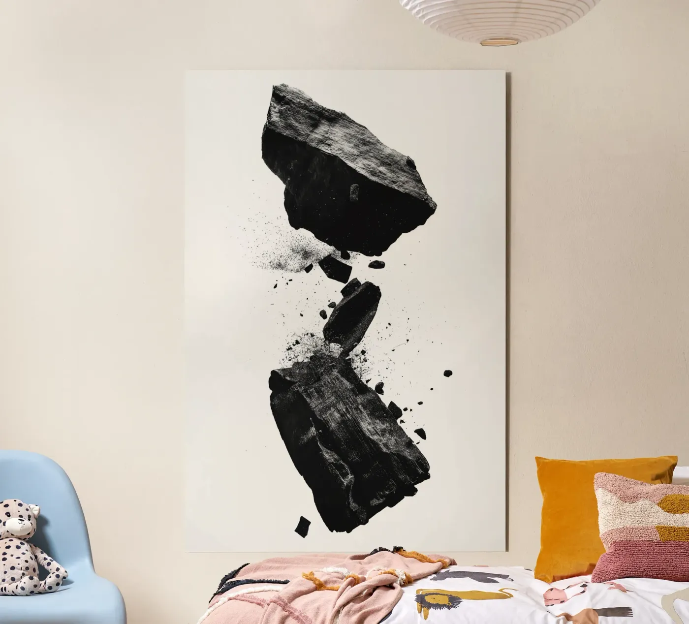 Rocks cracking alluminio dibond da LeDieg