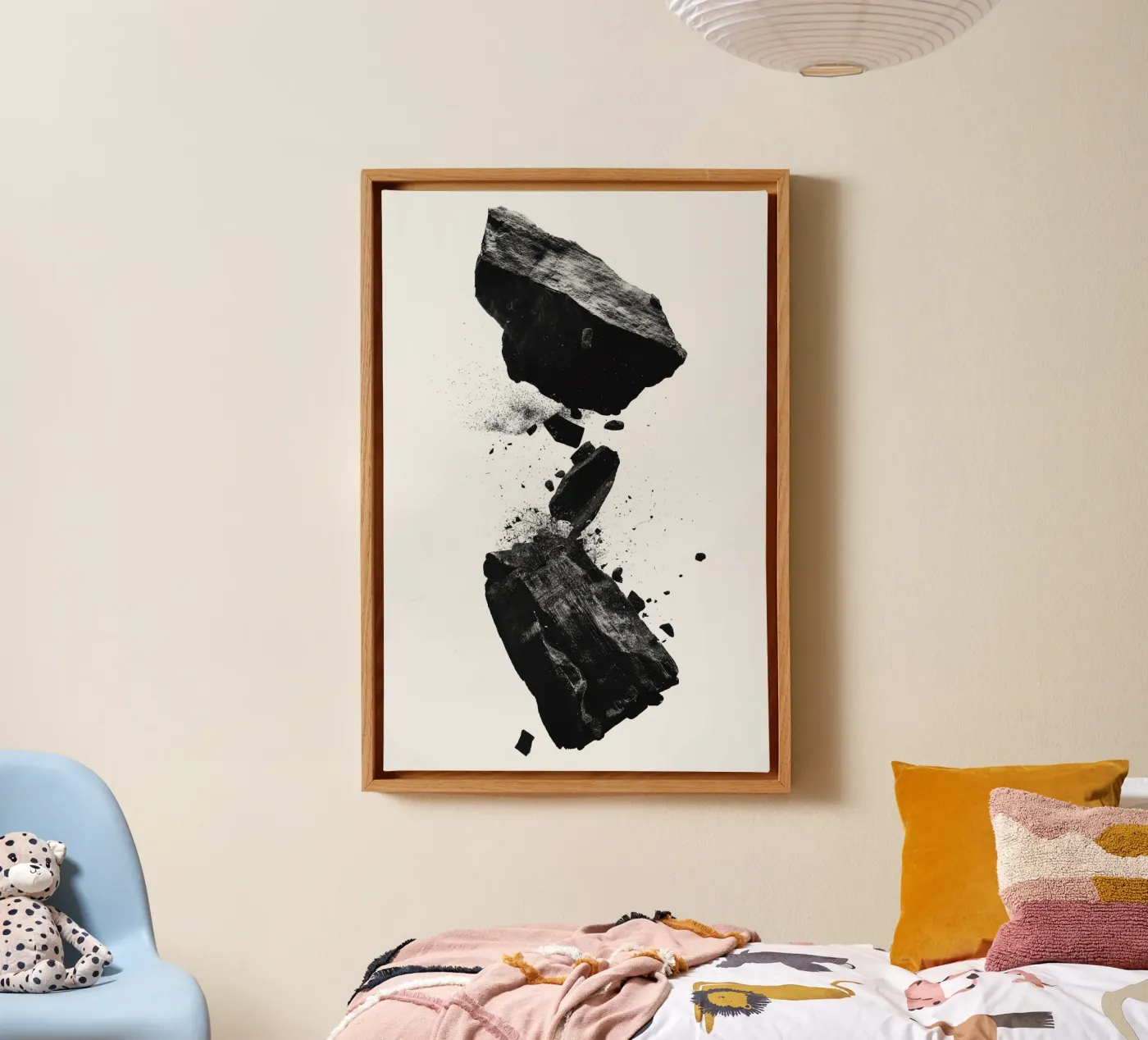 Rocks cracking canvas by LeDieg