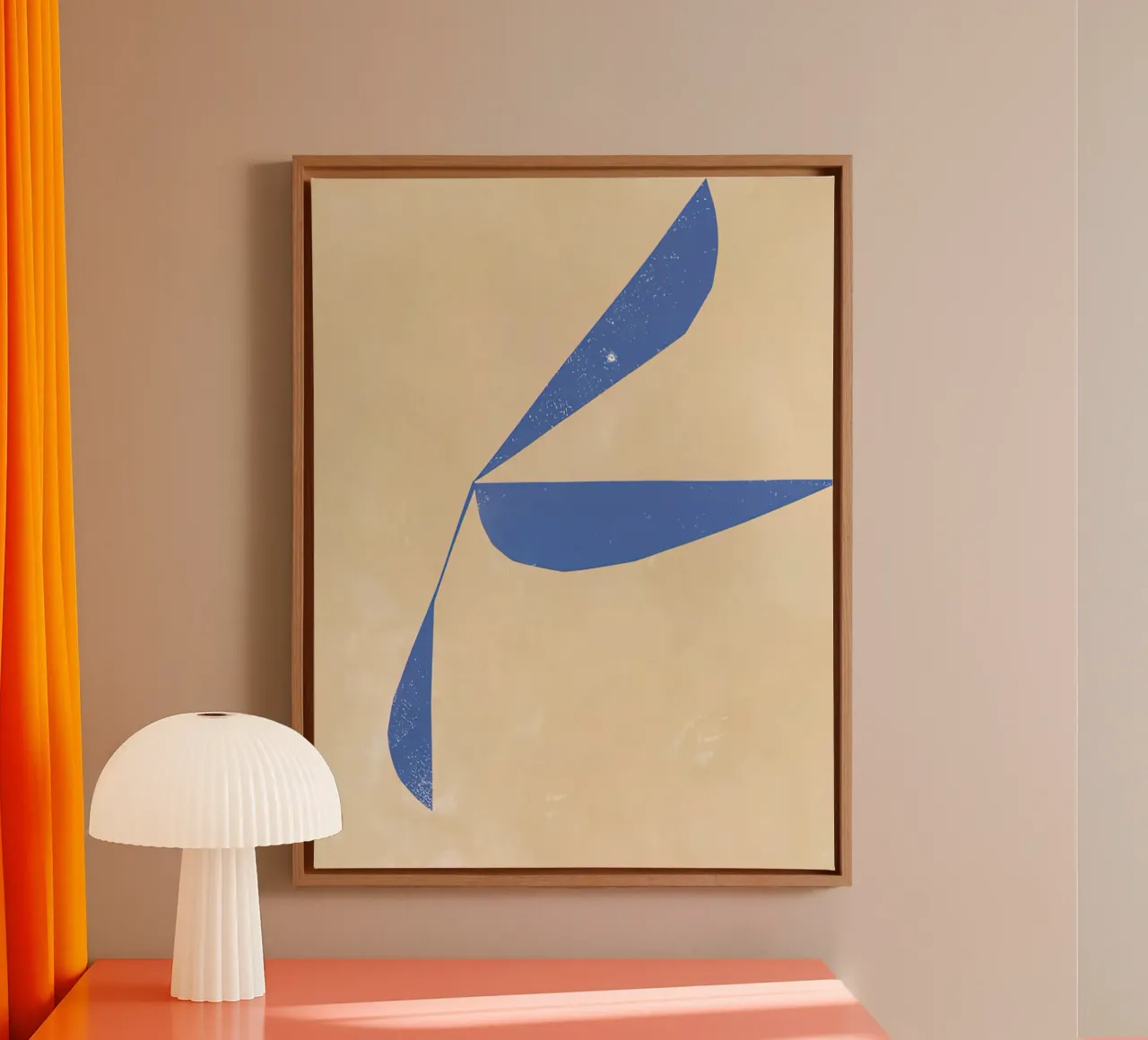 REBECCA HEINT Verhuizing nr. 04 canvas met Baklijst van mix mate