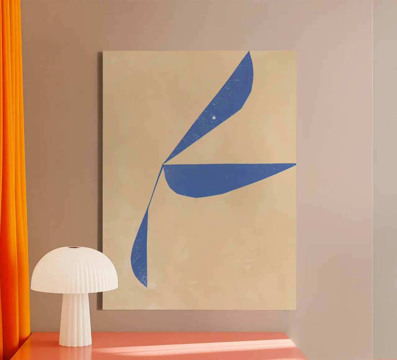REBECCA HEINT Verhuizing nr. 04 canvas met Baklijst van mix mate