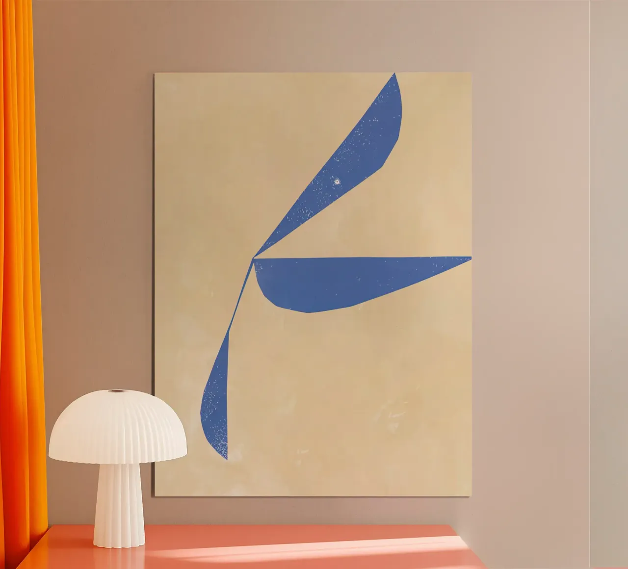 REBECCA HEINT Spostamento n. 04 poster con telaio in legno da mix mate