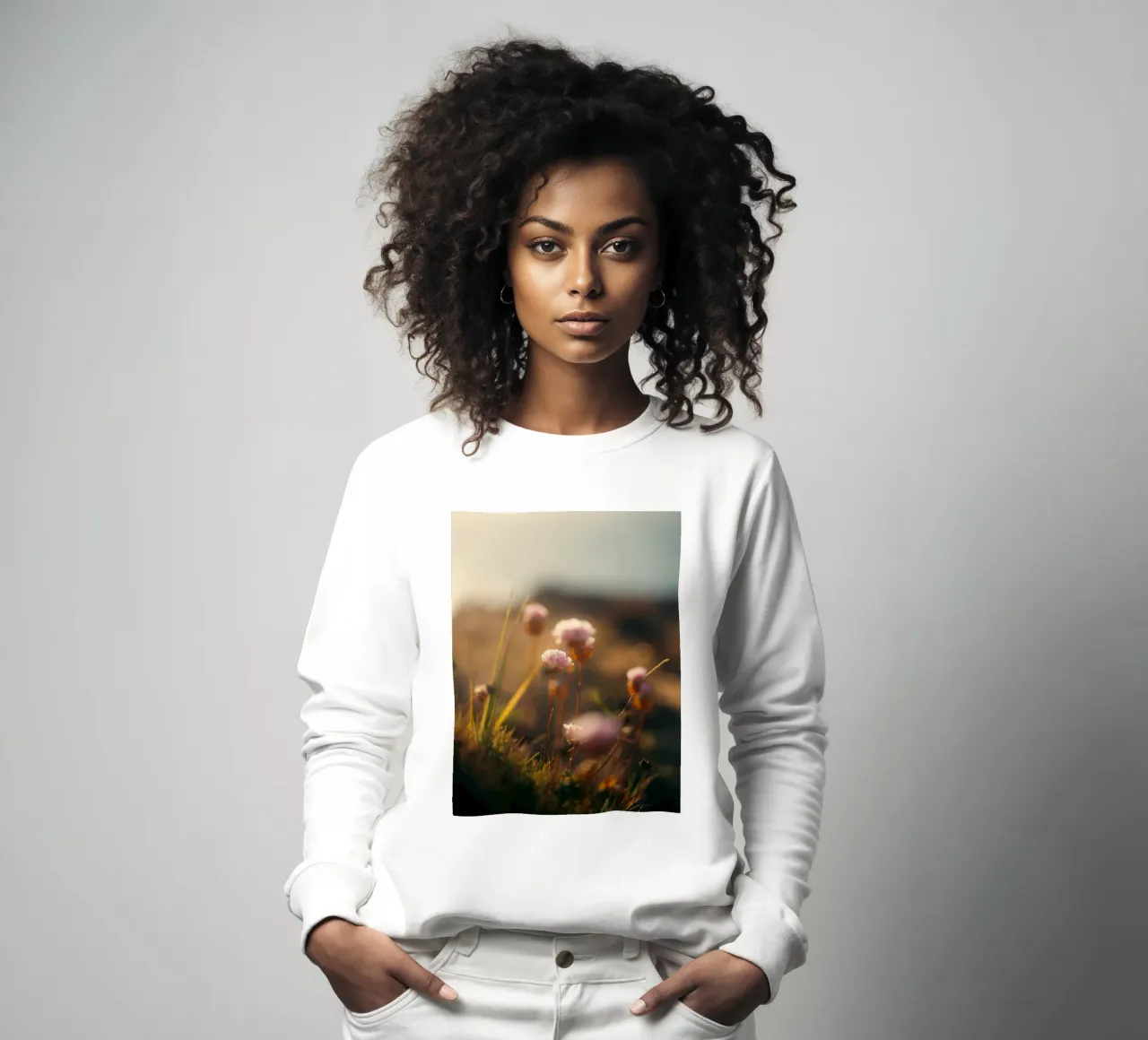 fiori mare felpa da Earthly Visions