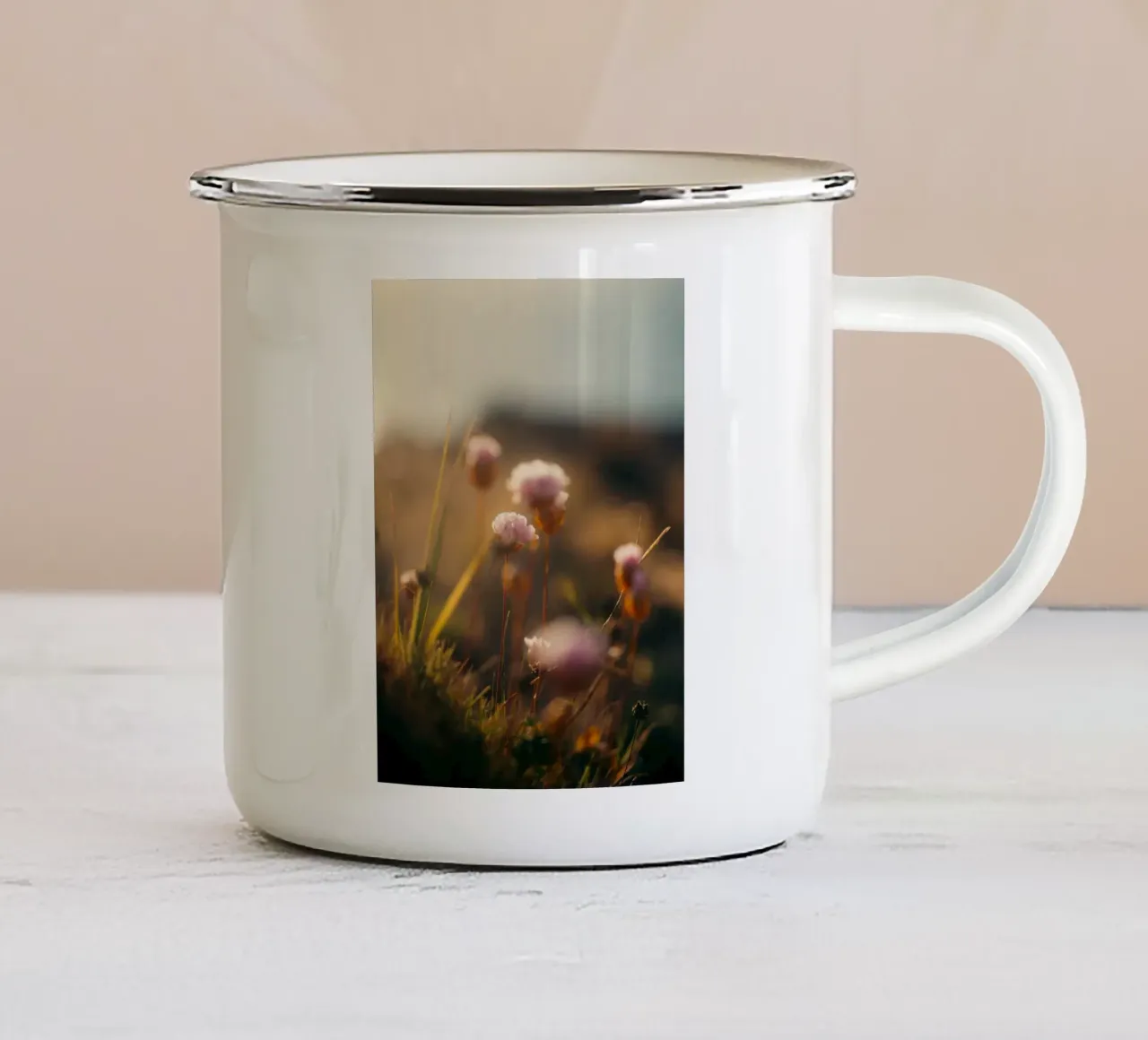 fiori mare tazza in smalto da Earthly Visions