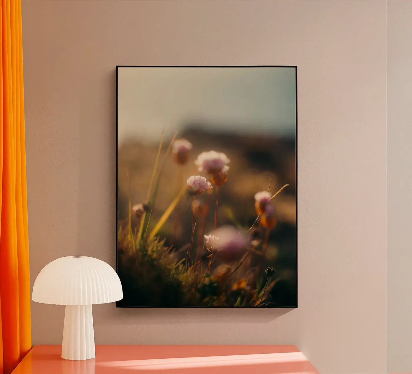 flowers sea Acryl-Glas von Earthly Visions