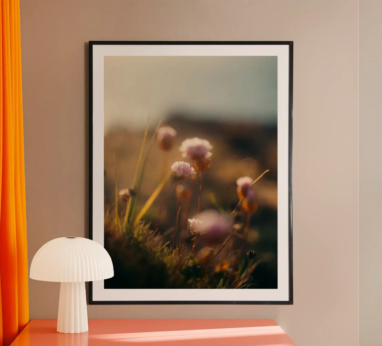 fiori mare poster con telaio in plastica da Earthly Visions