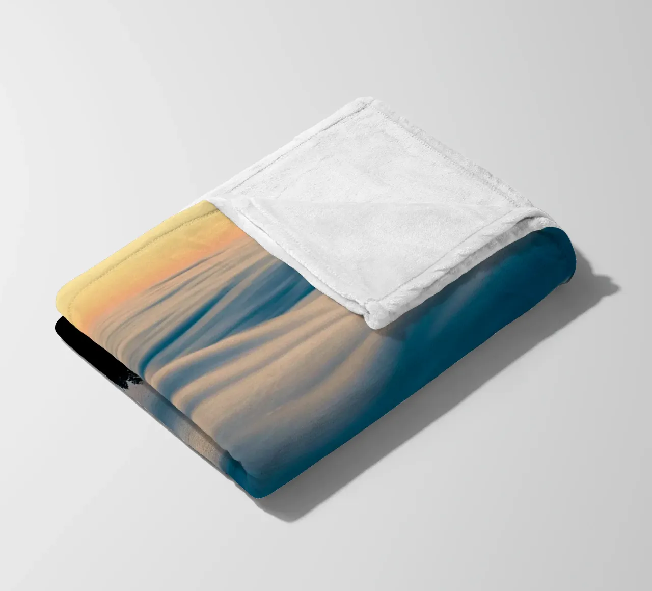 clouds forest Fleecedecke von Earthly Visions