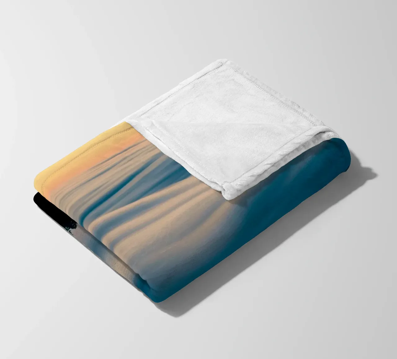 clouds forest Fleecedecke von Earthly Visions