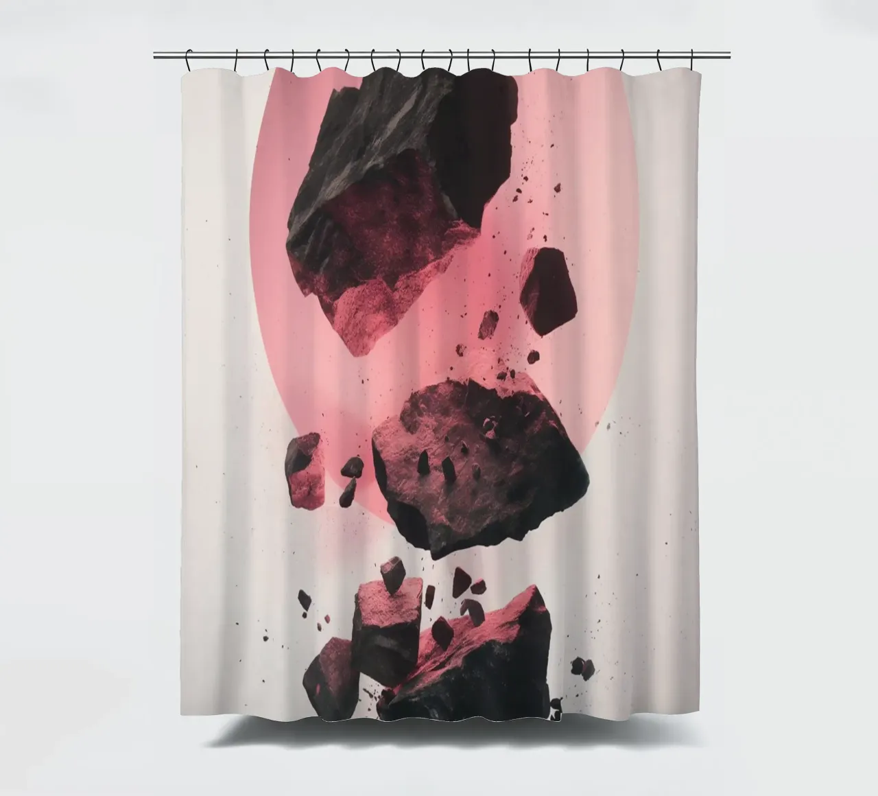 Rocks colliding 3 tenda da doccia da LeDieg
