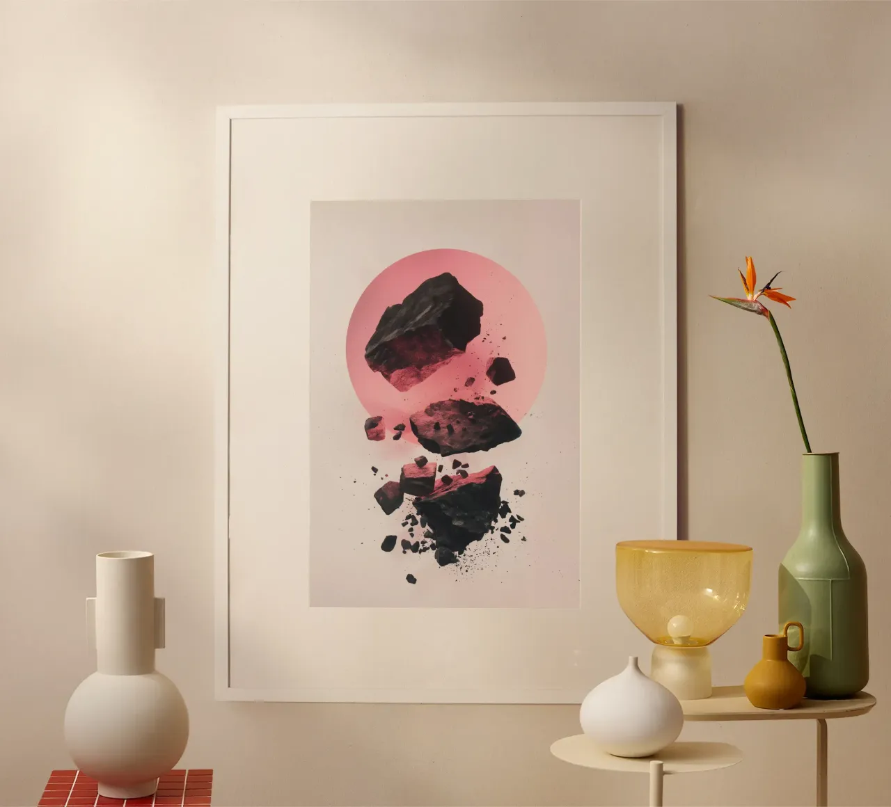 Rocks colliding 3 poster da LeDieg