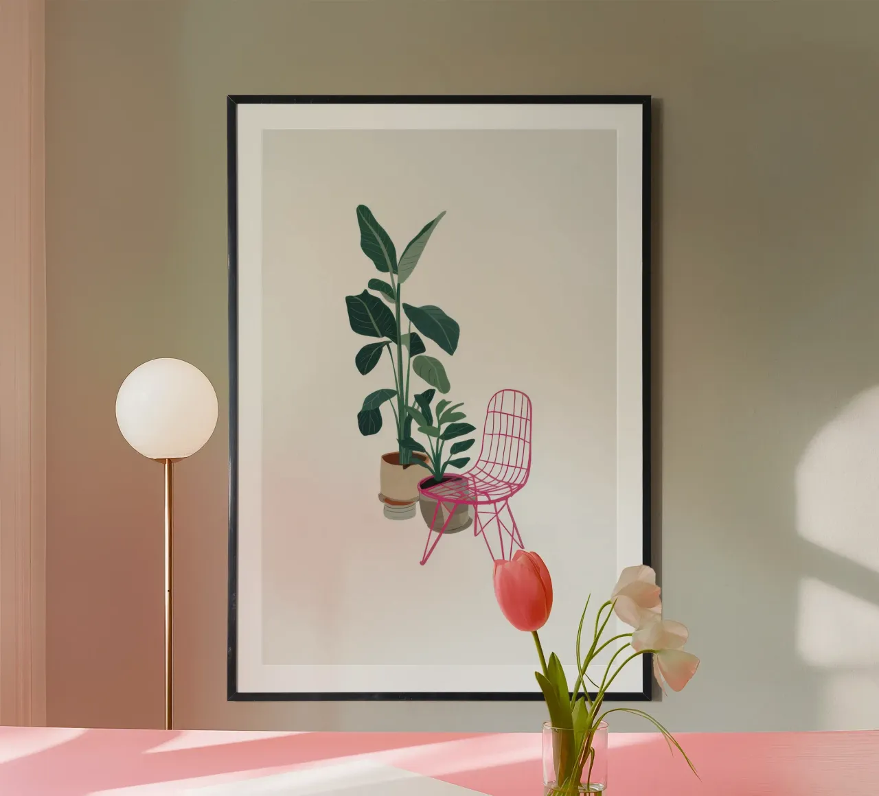 Grazia delicata del ramo poster da Astra Mist