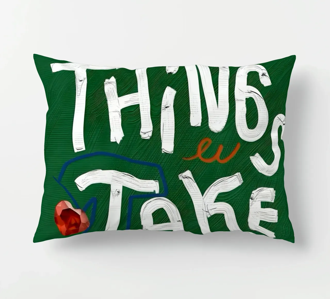 Good Things Take Time cuscino da Type & Tape