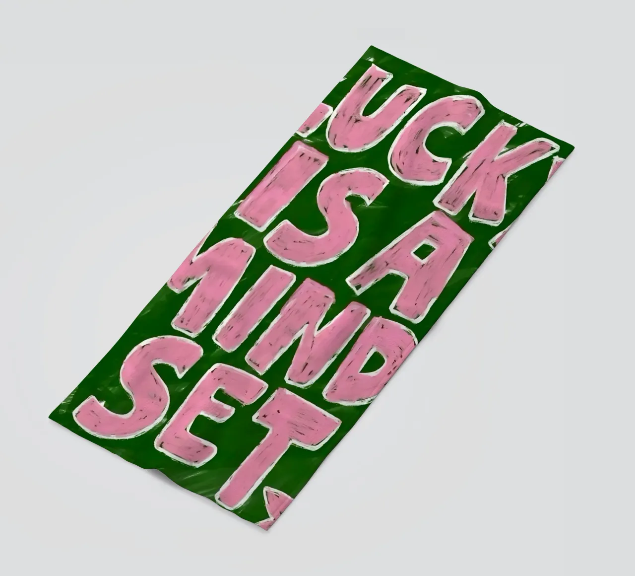 lucky iş a Mindset telo mare da Type & Tape
