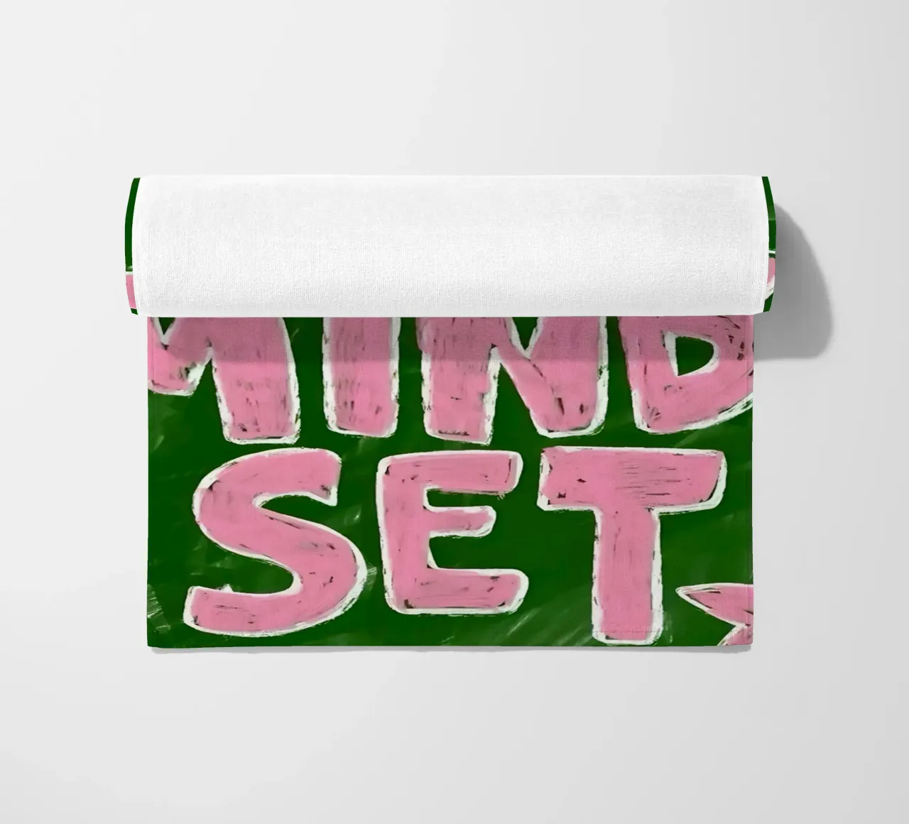 lucky iş a Mindset telo mare da Type & Tape