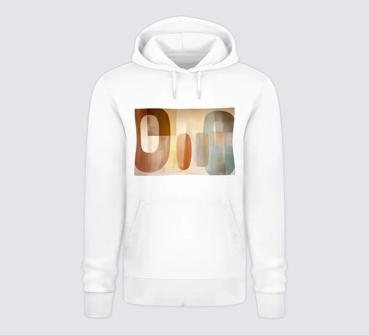 Abstract boho felpa con cappuccio da Imagine