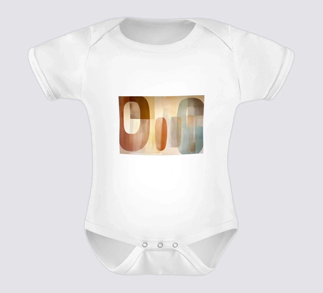 Abstract boho body neonato maniche corte da Imagine