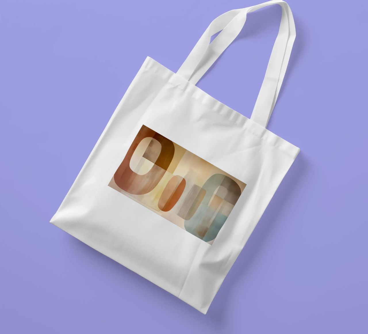 Abstract boho borsa in juta da Imagine