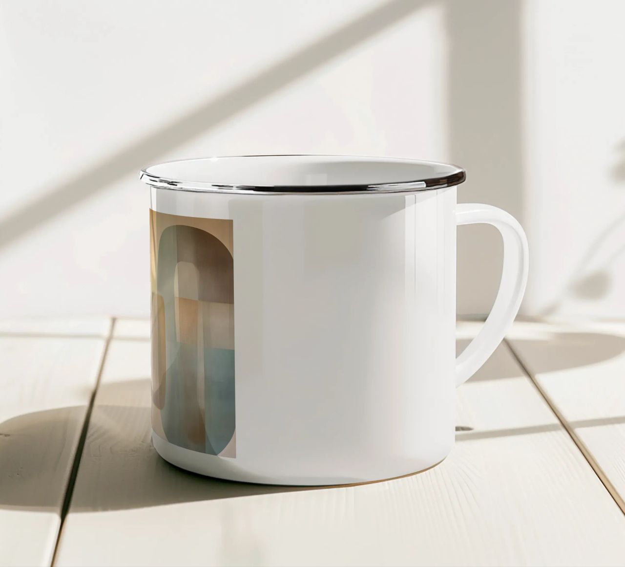 Abstract boho tazza in smalto da Imagine