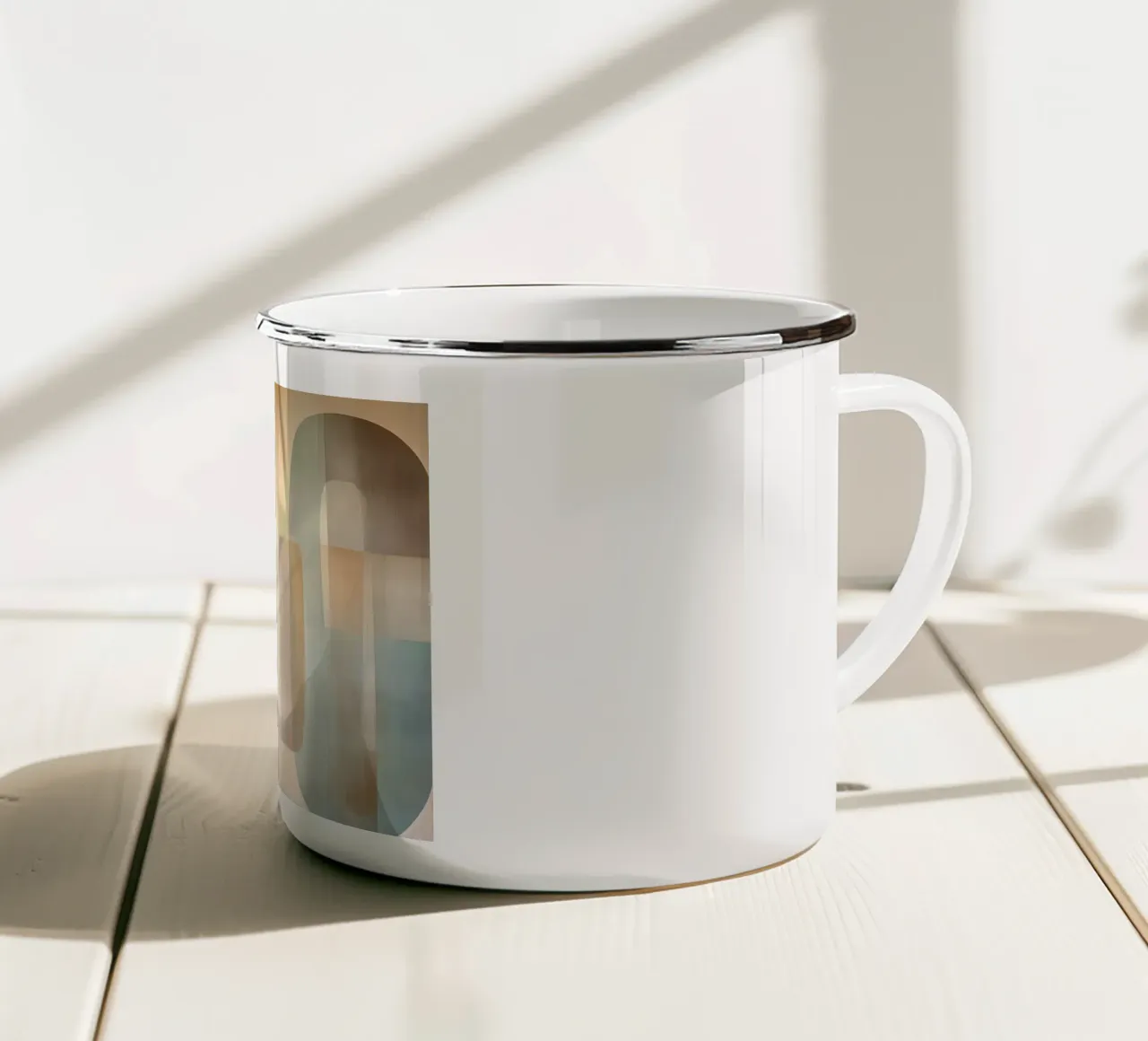Abstract boho Emaille Tasse von Imagine
