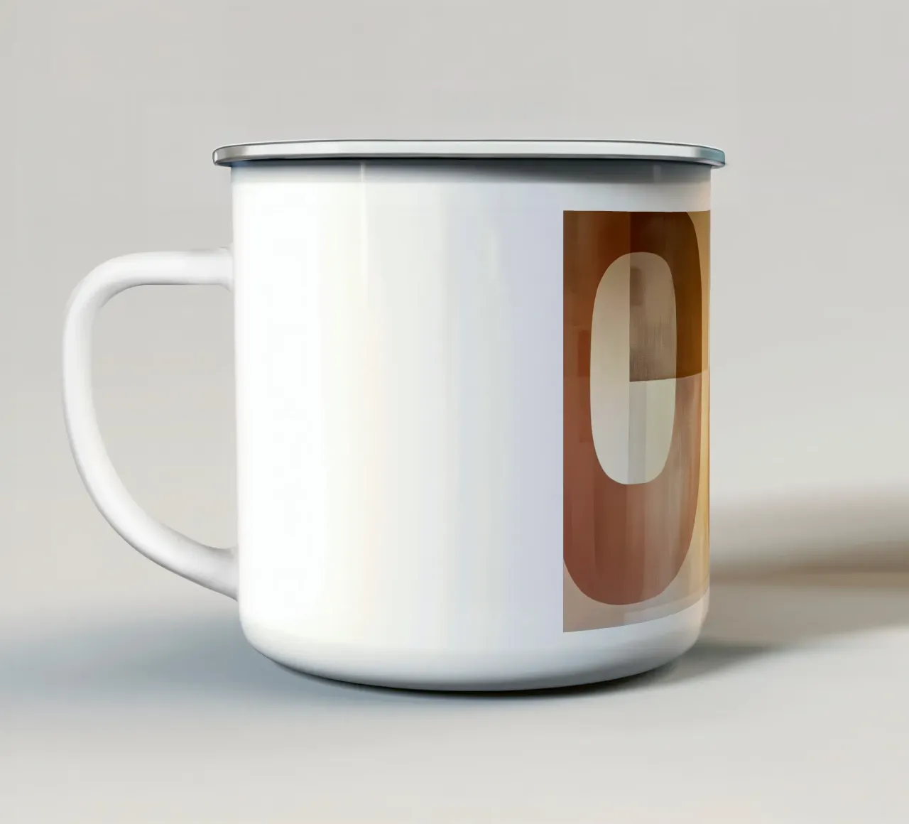 Abstract boho Emaille Tasse von Imagine
