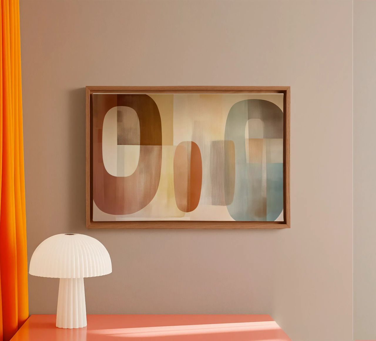 Abstract boho canvas van Imagine