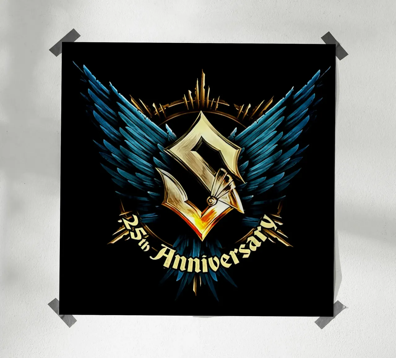 Blue Wings Anniversary - sabbaton poster da andrea boceli