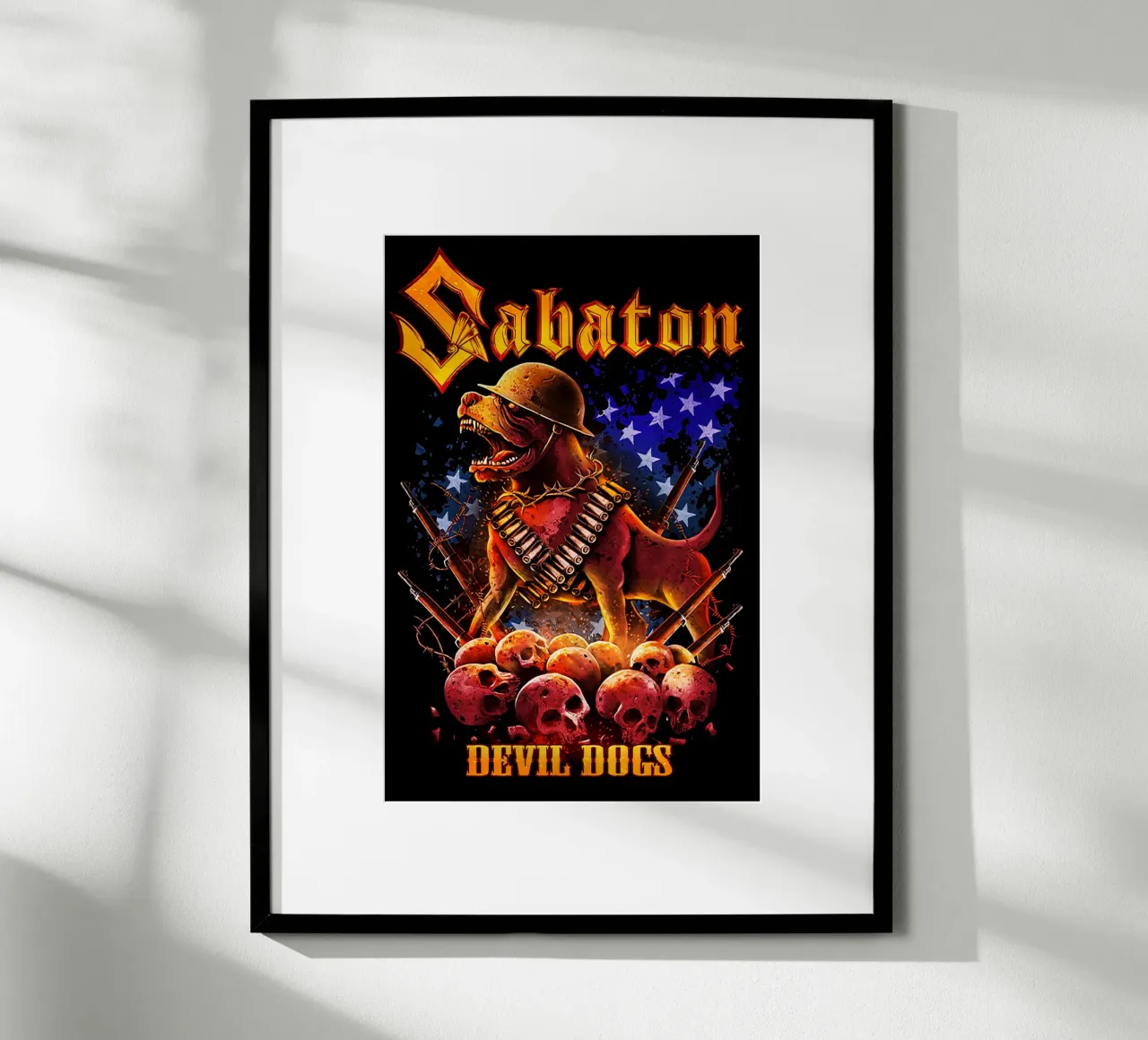 Devil Dogs - Sabbaton poster da andrea boceli