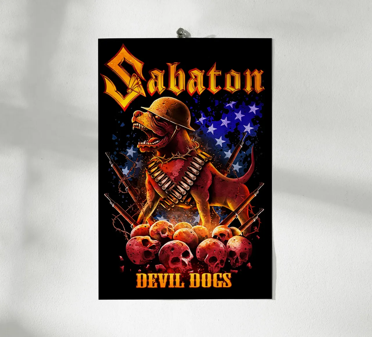 Devil Dogs - Sabbaton poster da andrea boceli