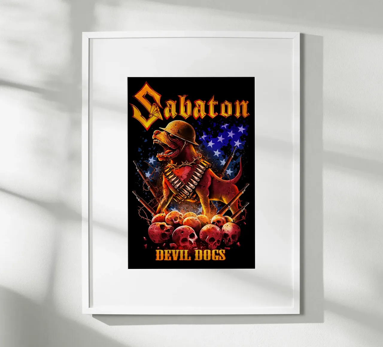 Devil Dogs - Sabbaton poster da andrea boceli