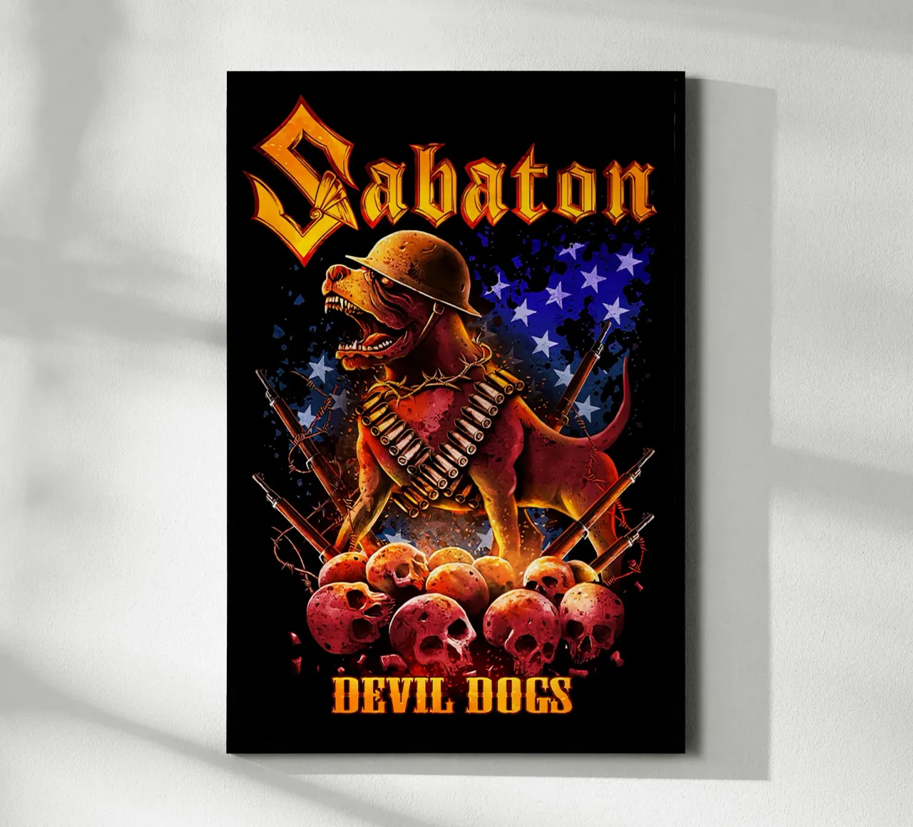 Devil Dogs - Sabbaton poster da andrea boceli