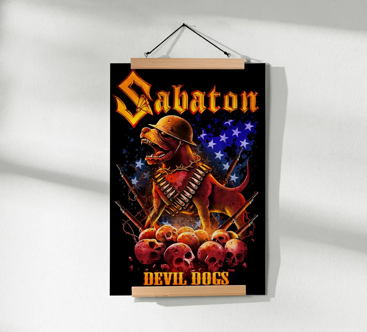 Devil Dogs - Sabbaton poster da andrea boceli