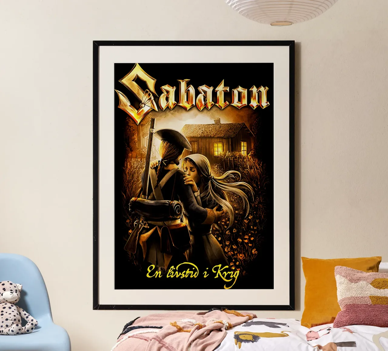 Een leven lang oorlog - Sabbaton poster van andrea boceli