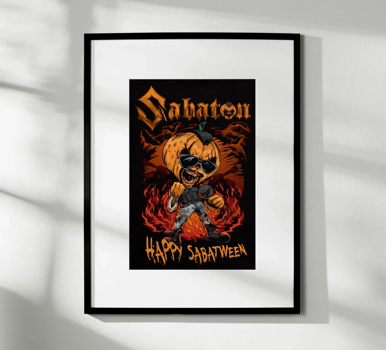Dolcetto o scherzetto di Halloween - sabbaton poster da andrea boceli