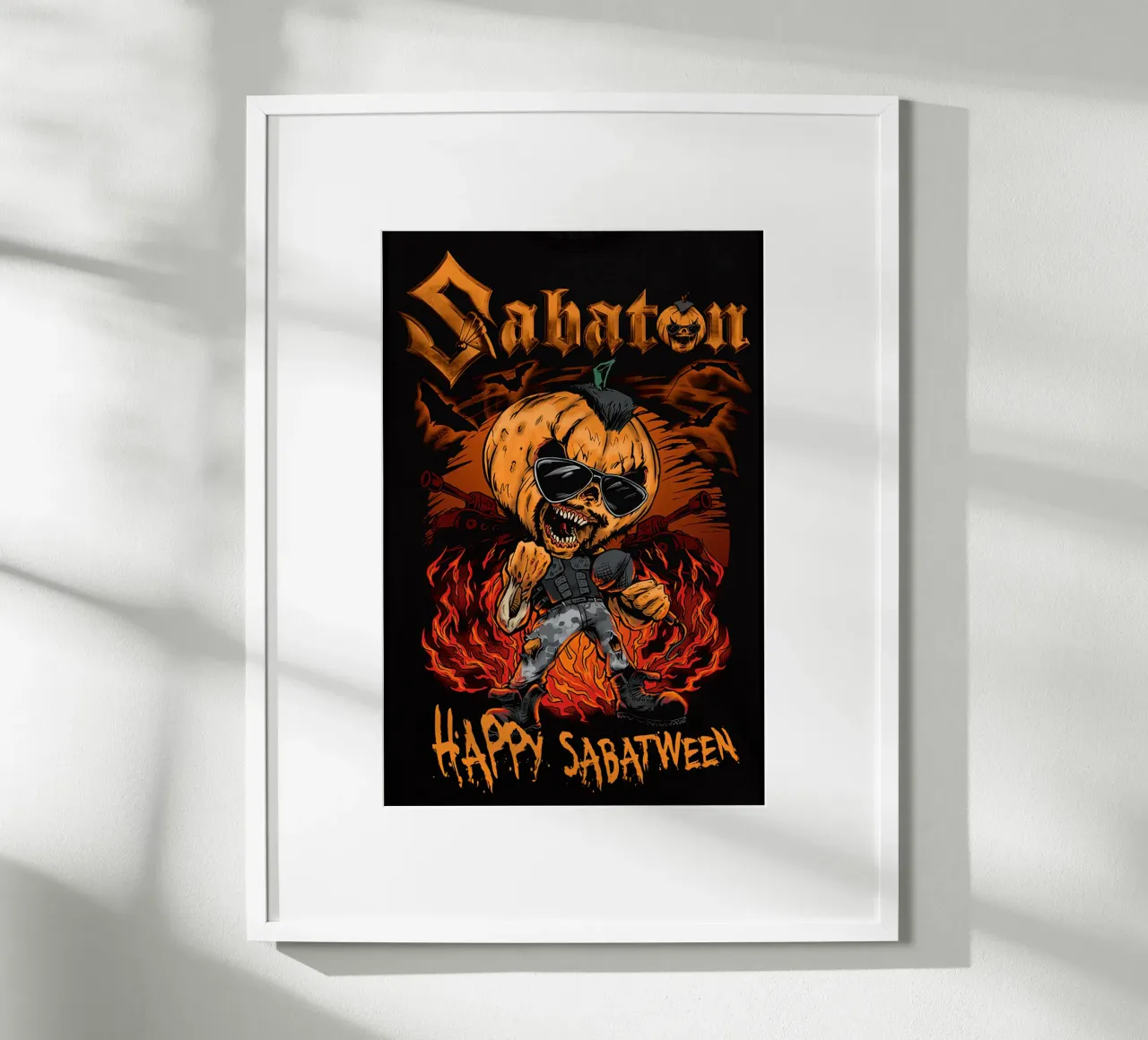 Dolcetto o scherzetto di Halloween - sabbaton poster da andrea boceli