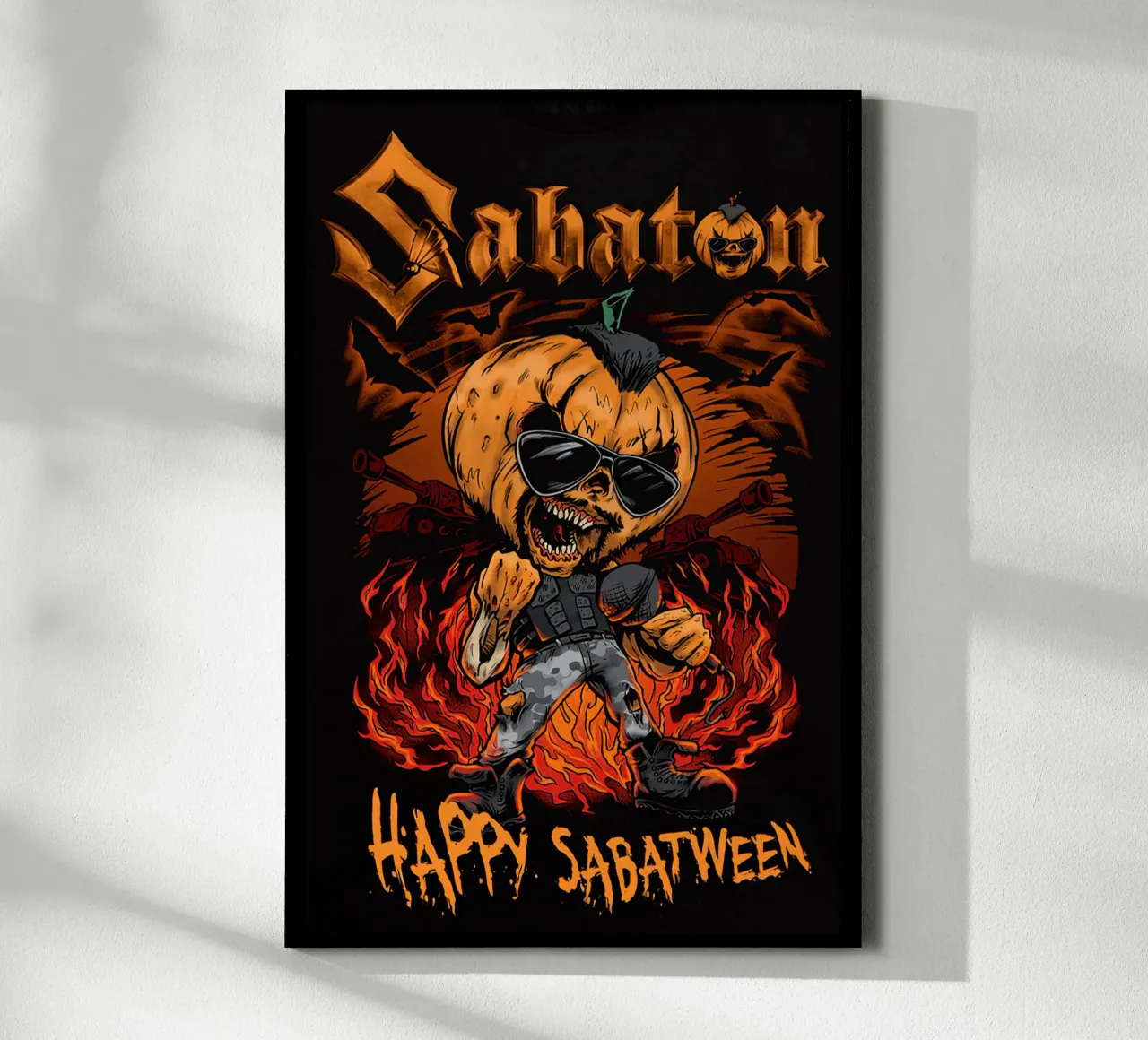 Dolcetto o scherzetto di Halloween - sabbaton poster da andrea boceli