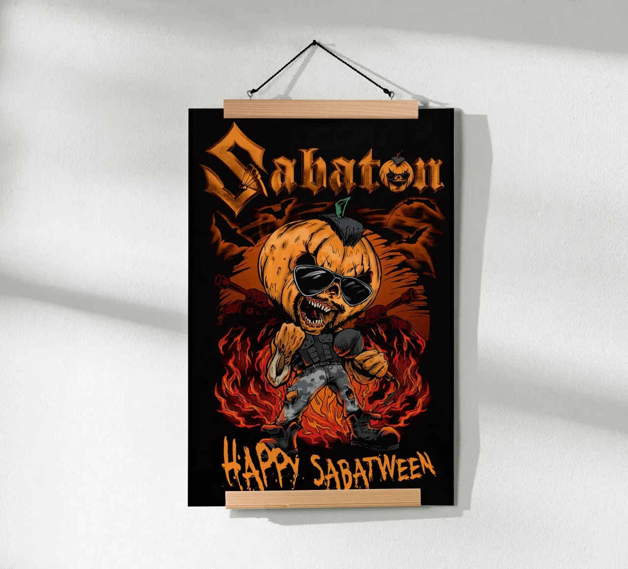 Dolcetto o scherzetto di Halloween - sabbaton poster da andrea boceli