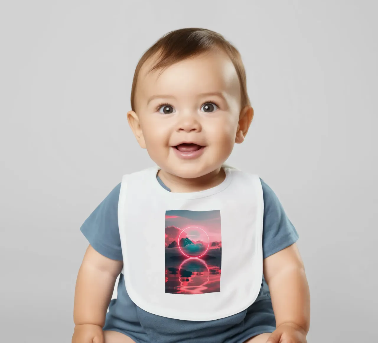 Red circle bavaglino da LeDieg