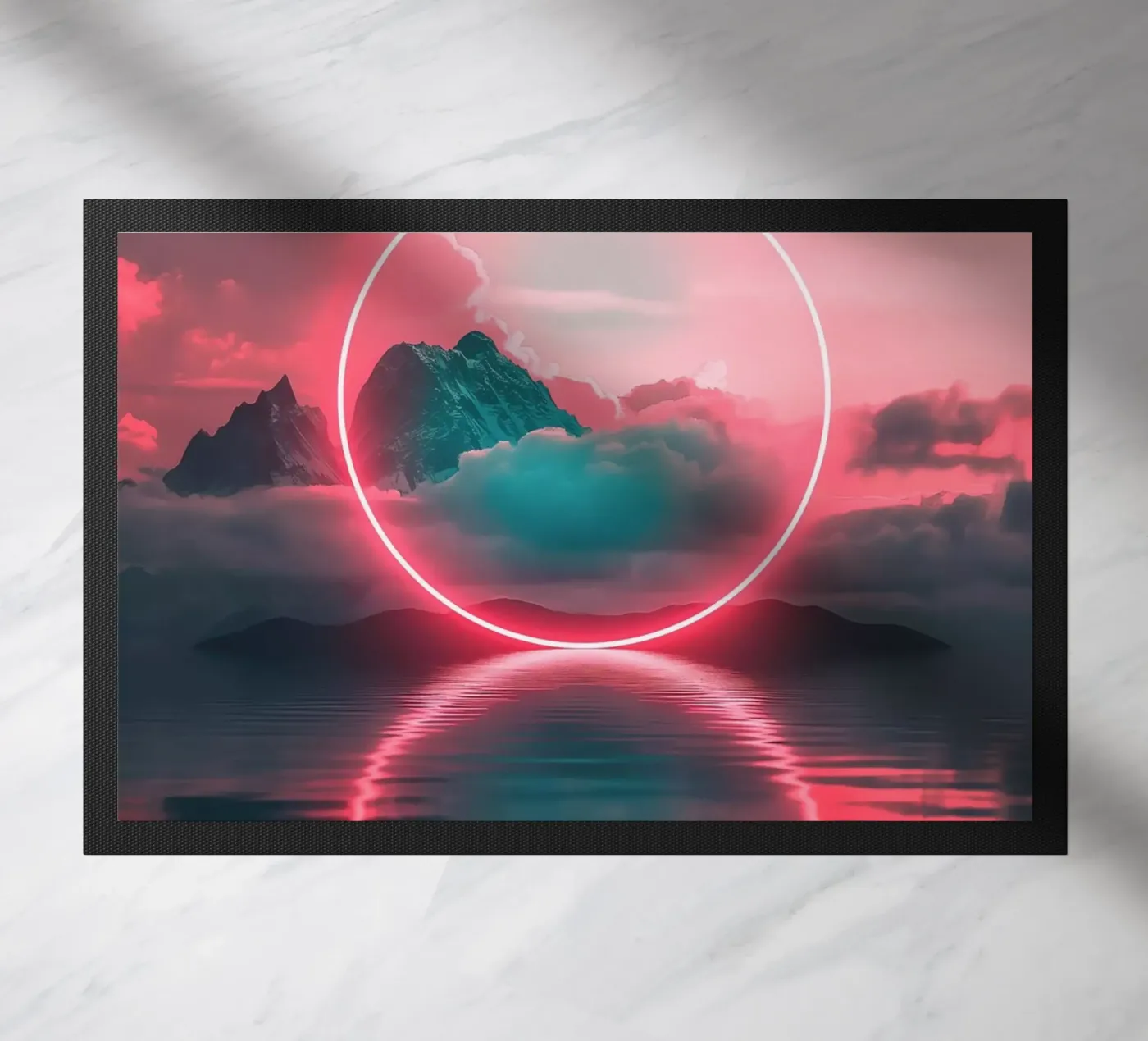 Red circle Fußmatte von LeDieg