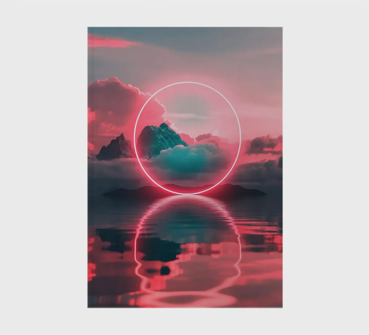 Red circle notebook by LeDieg
