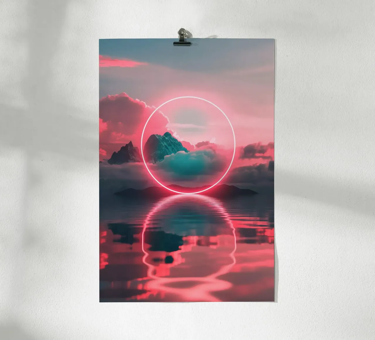 Red circle poster da LeDieg