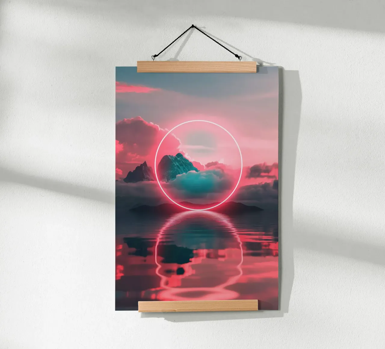 Red circle poster da LeDieg