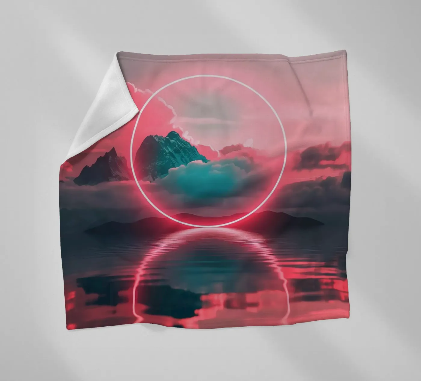 Red circle Fleecedecke von LeDieg