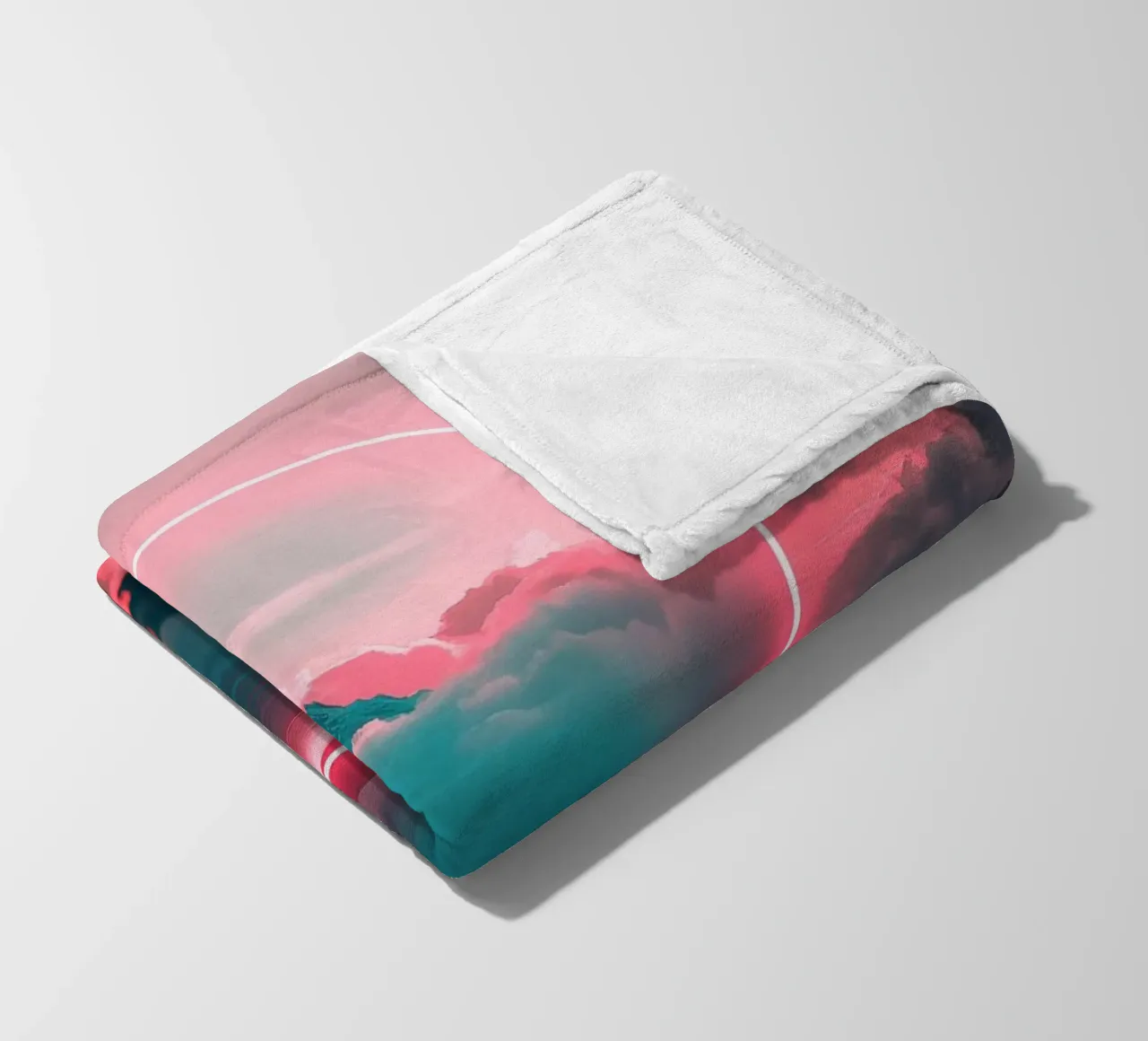 Red circle Fleecedecke von LeDieg