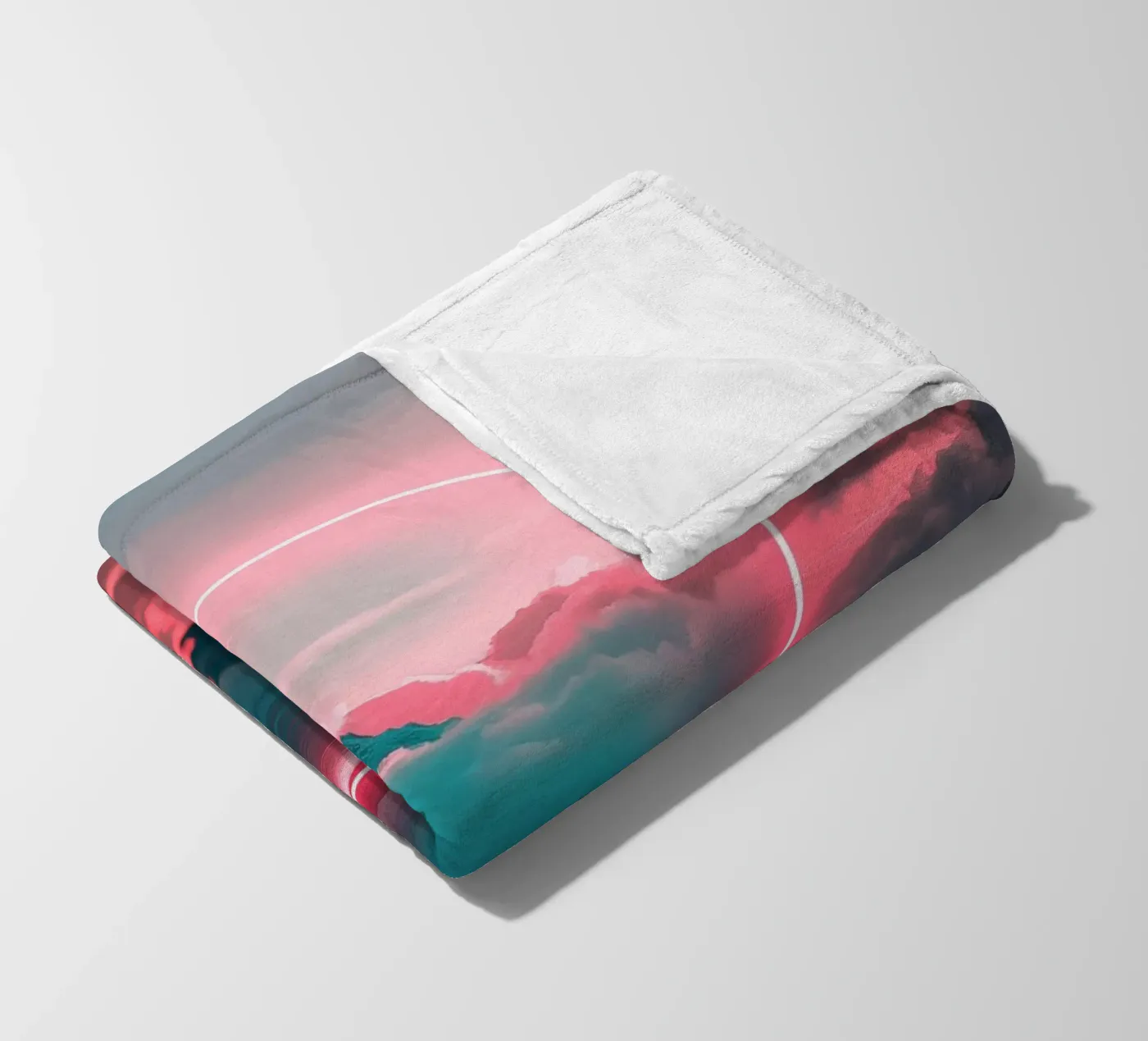 Red circle Fleecedecke von LeDieg