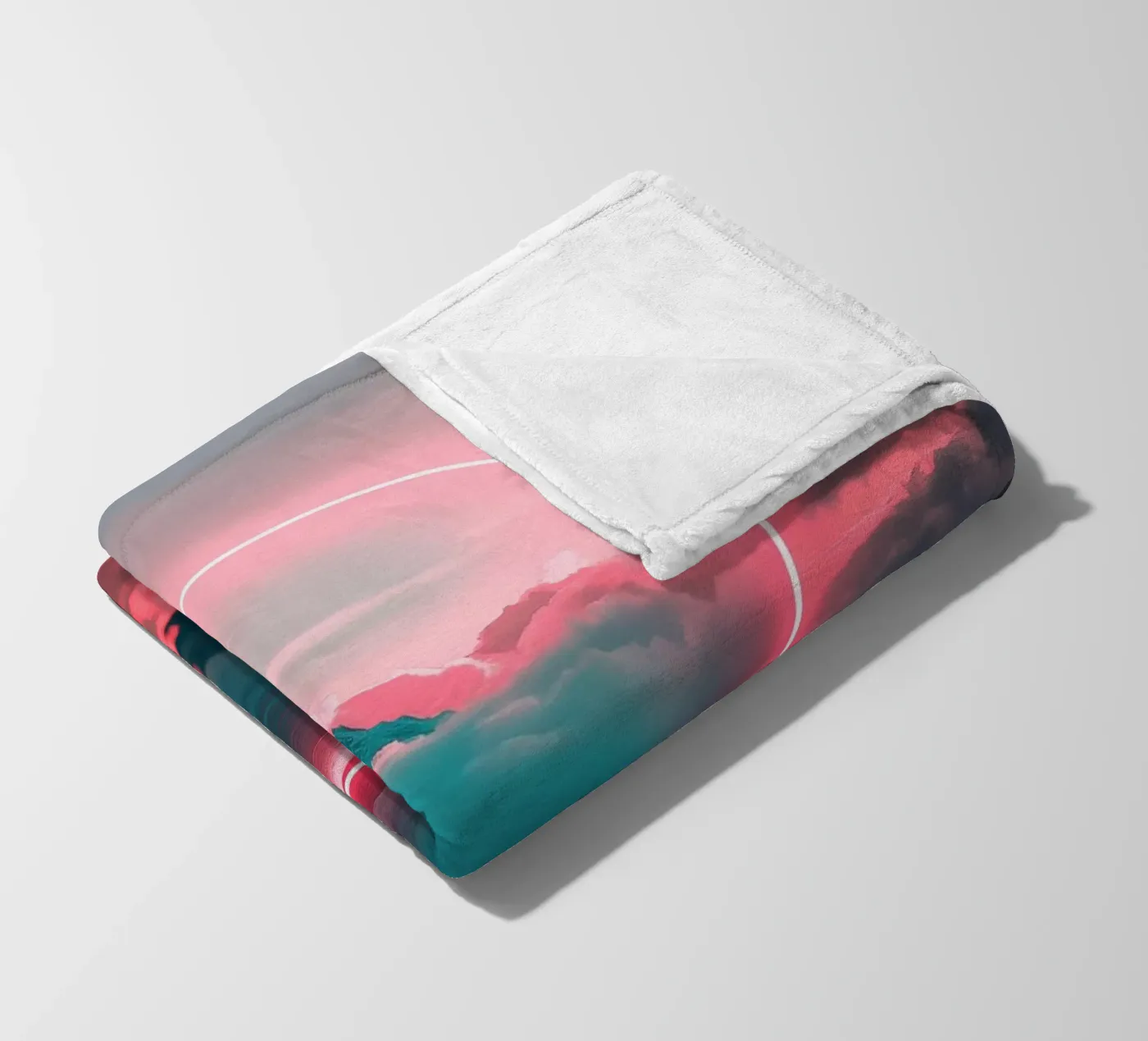 Red circle Fleecedecke von LeDieg