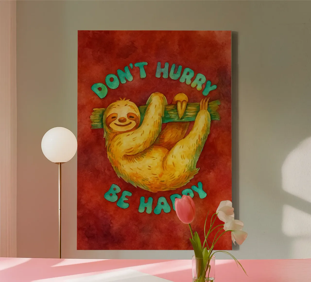 kwaak niet tegen mij grappige kikker canvas met Baklijst van limous