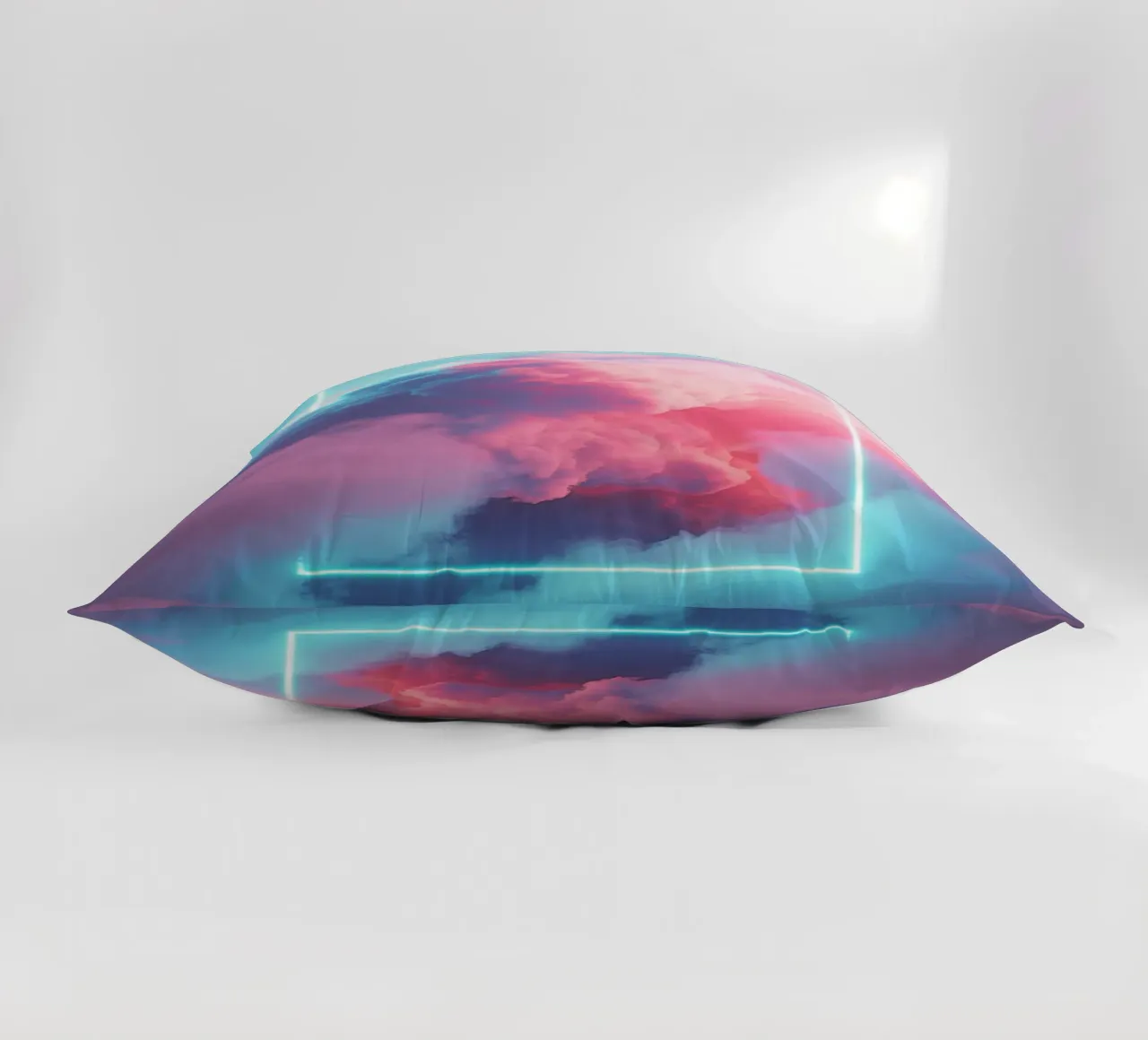 Pink clouds rectangle cuscino da LeDieg