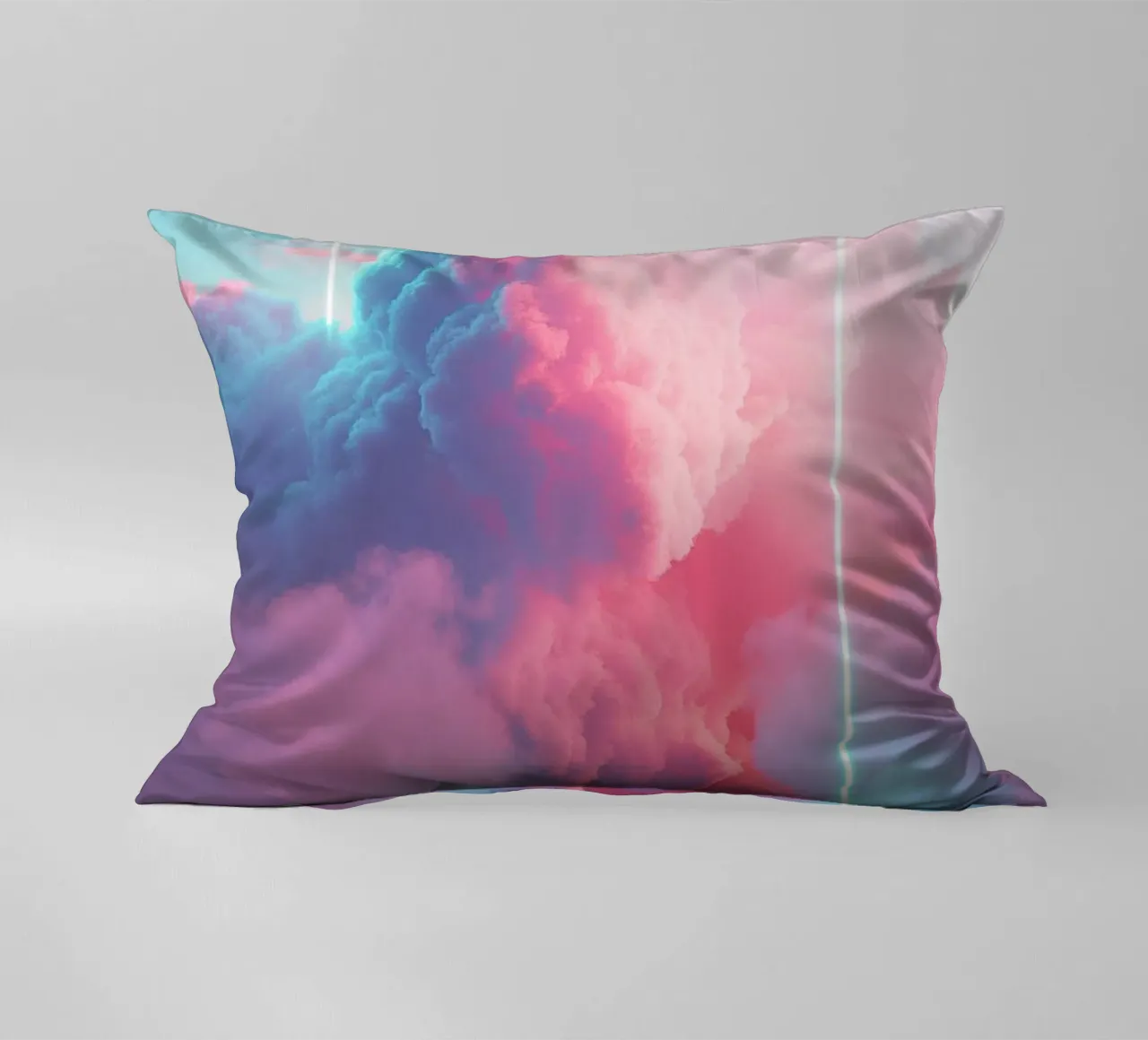 Pink clouds rectangle cuscino da LeDieg